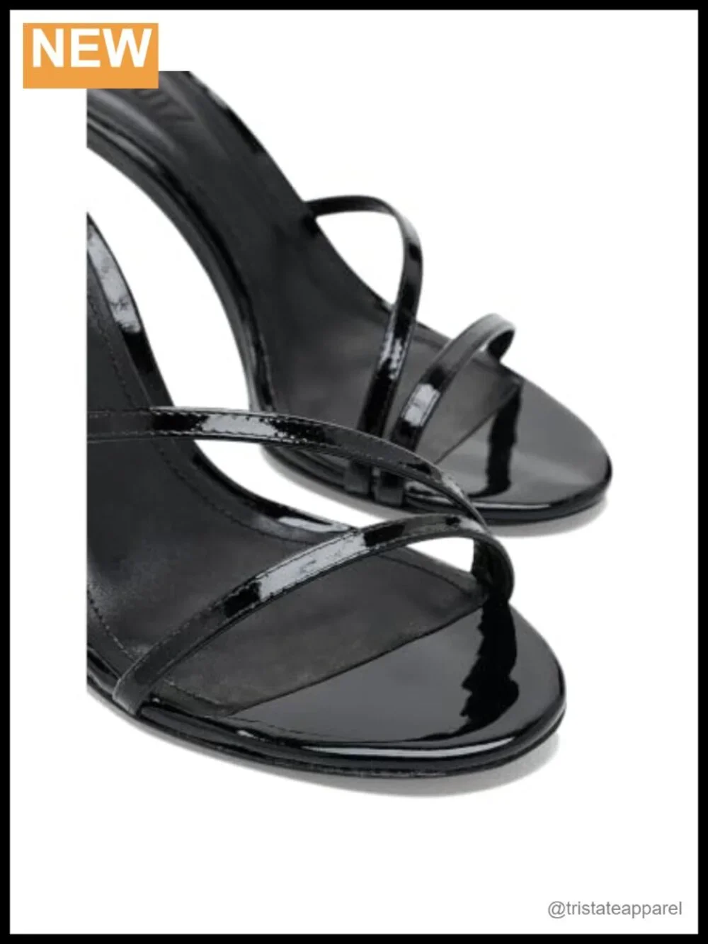 Schutz Tessa Stiletto Heeled Sandals Leather Almond Toe Ankle Strap